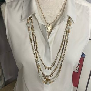 Sara belle necklace with earrings